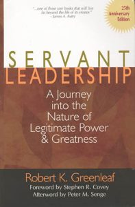 Book Cover - Servant Leadership by Robert Greenleaf